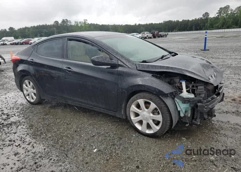 2013 Hyundai Elantra Gls z USA, uszkodzony, nr VIN 5NPDH4AE9DH241253